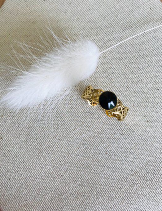 BAGUE POLLY DORÉE  - SWAROVSKI®