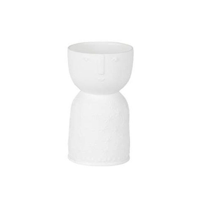 VASE / BOUGEOIR VISAGE MINI EN PORCELAINE STELLA