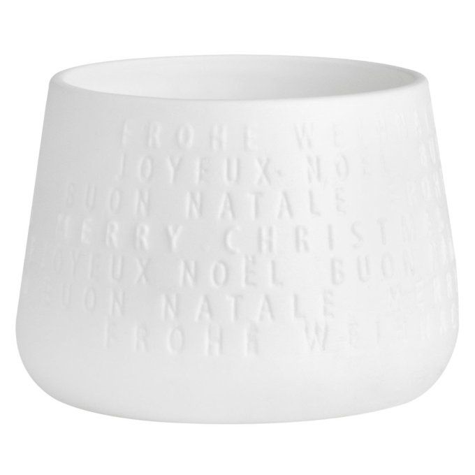 PHOTOPHORE LETTRES EN PORCELAINE