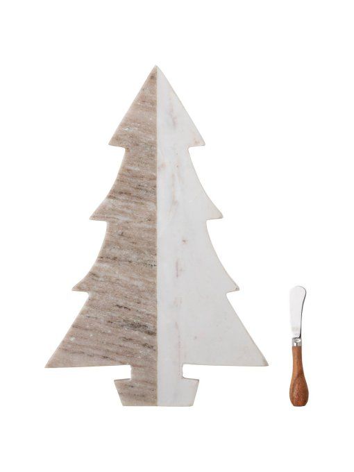 PLANCHE À FROMAGE SAPIN EN MARBRE 