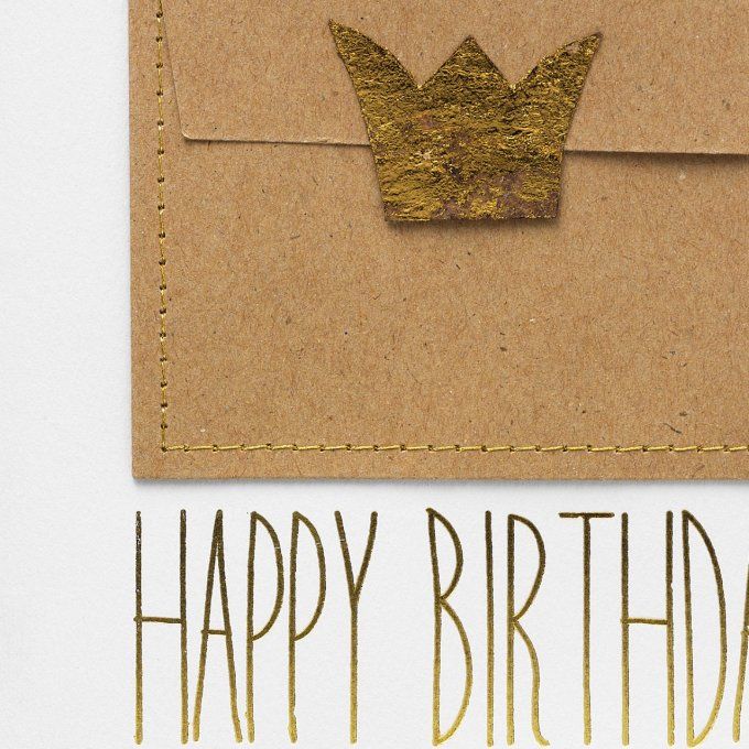 CARTE " HAPPY BIRTHDAY " OISEAU