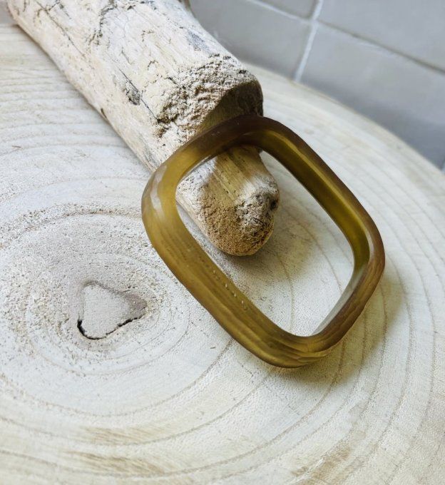 JONC BRAGI GIVRÉ CARRÉ AMBRE GOLD - FRANCINE BRAMLI