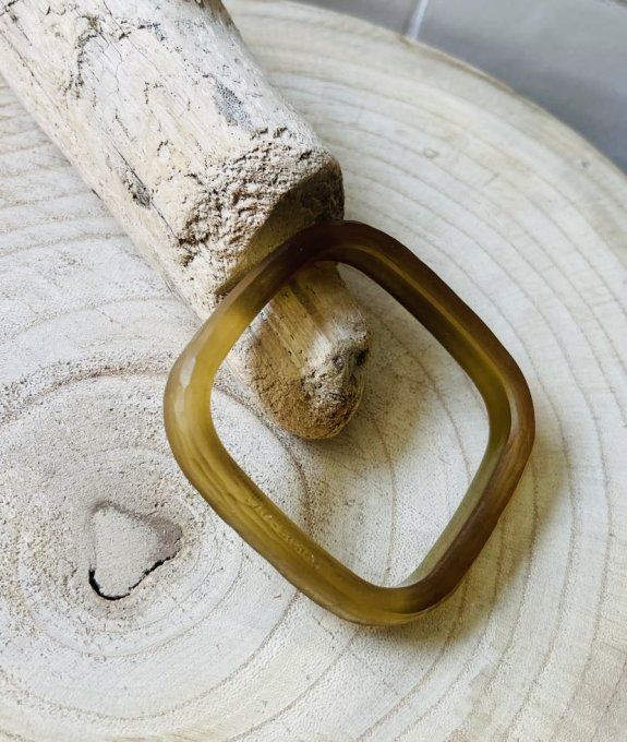 JONC BRAGI GIVRÉ CARRÉ AMBRE GOLD - FRANCINE BRAMLI