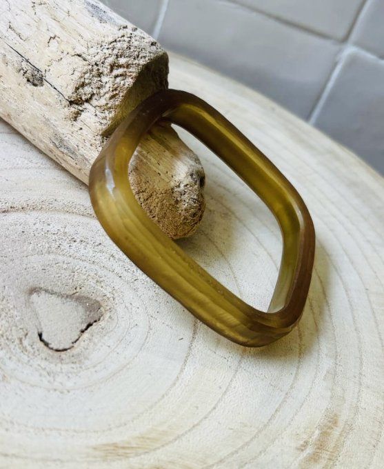 JONC BRAGI GIVRÉ CARRÉ AMBRE GOLD - FRANCINE BRAMLI