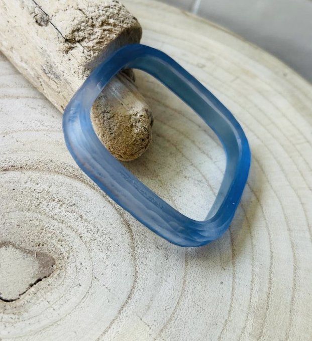 JONC BRAGI GIVRÉ CARRÉ BLEU CIEL - FRANCINE BRAMLI
