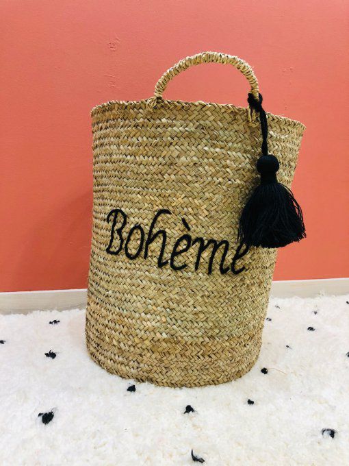 PANIER BOHÈME NOIR