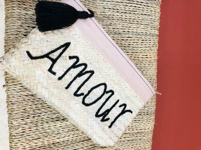 POCHETTE "AMOUR" BLACK