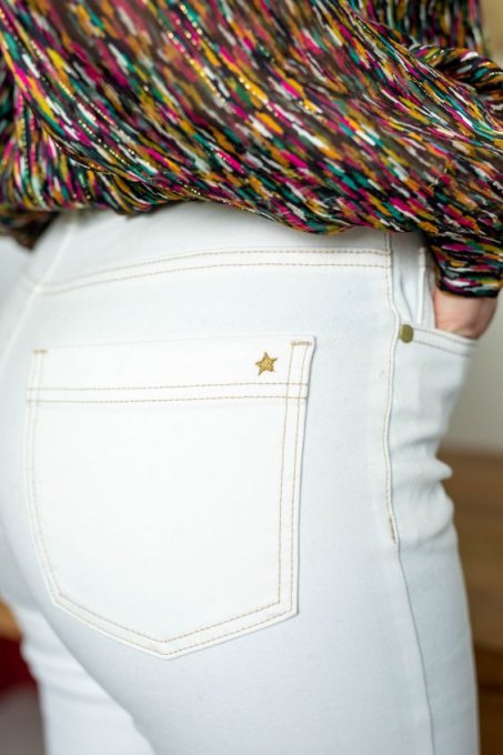 JEANS BRIEG BLANC (ECRU)