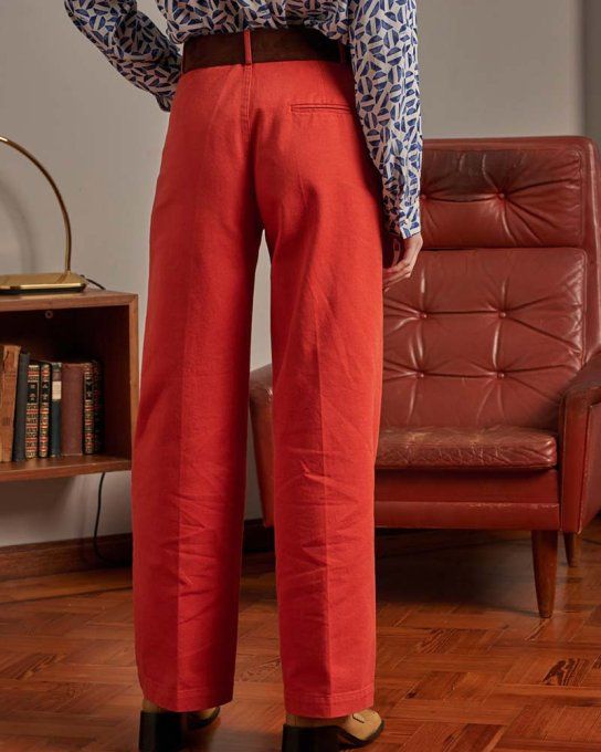 PANTALON ELIOTT BRIQUE