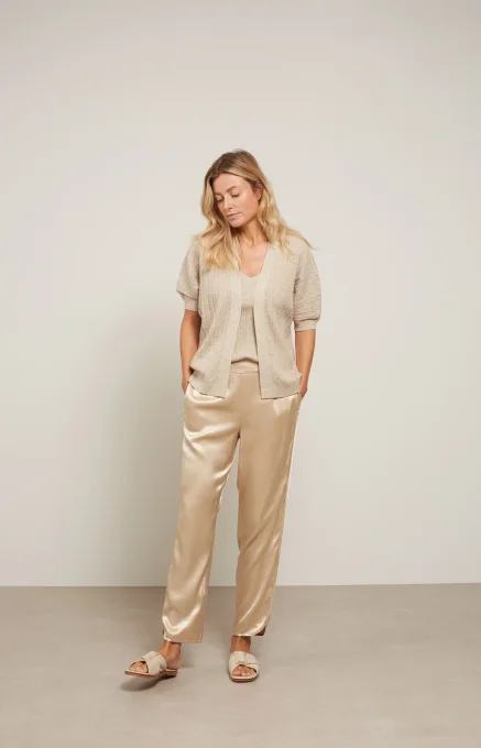 PANTALON JOGGING SATINÉ - YAYA