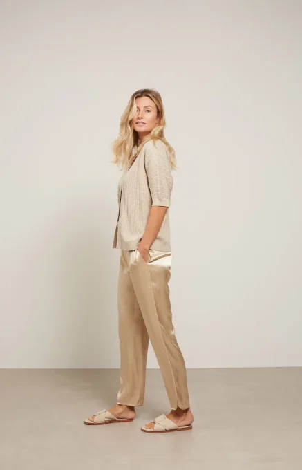 PANTALON JOGGING SATINÉ - YAYA