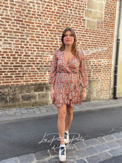 ROBE ADELA - IMPRIMÉ SUMMER 2 - FABRICATION FRANÇAISE