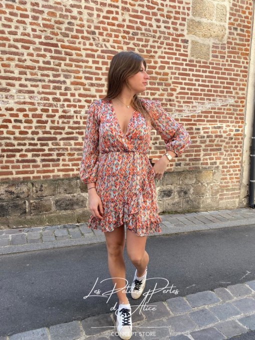 ROBE ADELA - IMPRIMÉ SUMMER 2 - FABRICATION FRANÇAISE