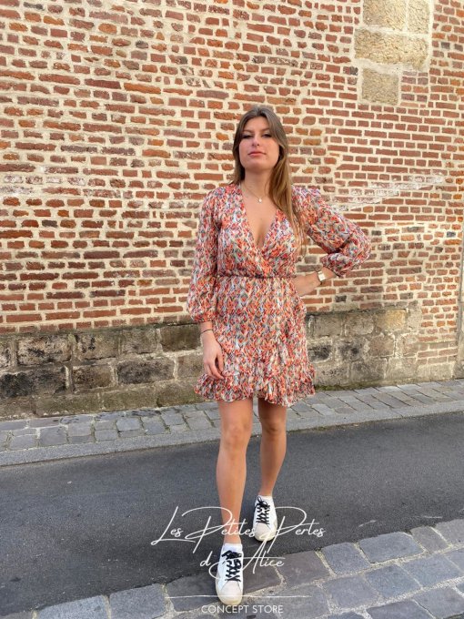 ROBE ADELA - IMPRIMÉ SUMMER 2 - FABRICATION FRANÇAISE