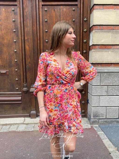 ROBE ADELLA - IMPRIMÉ SUMMER - FABRICATION FRANÇAISE