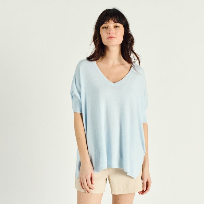 PULL LAURINA BLEU CIEL 