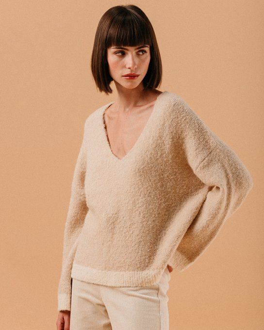 PULL LITUANIE BEIGE