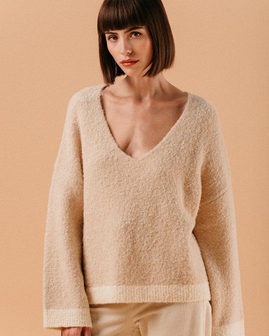 PULL LITUANIE BEIGE