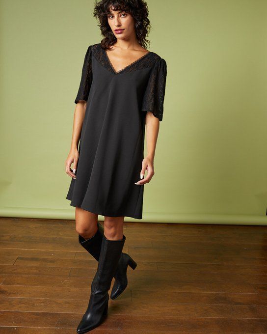 ROBE HIPPOLITE NOIRE