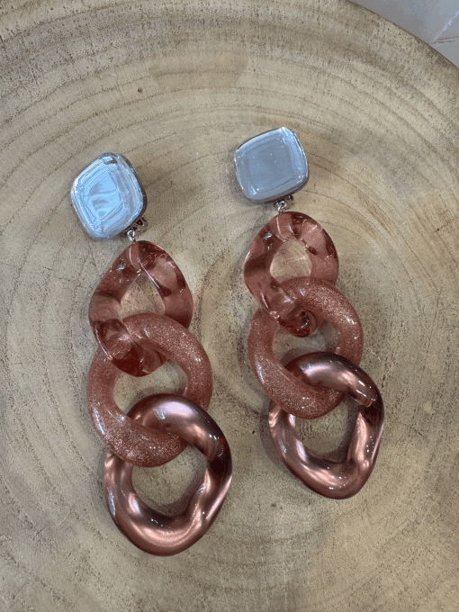 BO À MAILLONS ROSE - FRANCINE BRAMLI