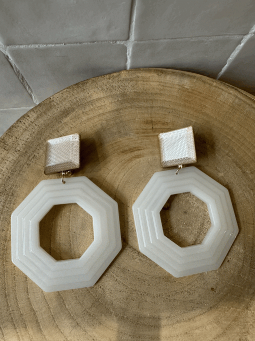 BO CLIP BLANCHES - FRANCINE BRAMLI