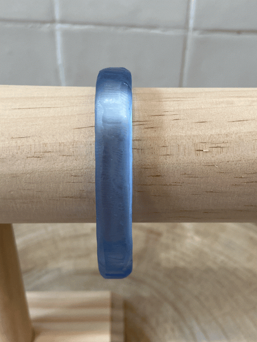 JONC BRAGI GIVRÉ CARRÉ BLEU CIEL - FRANCINE BRAMLI