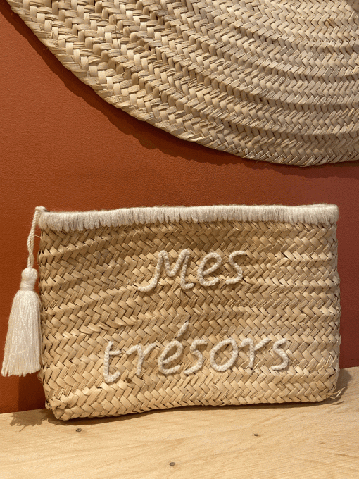 POCHETTE "MES TRÉSORS" BLANC