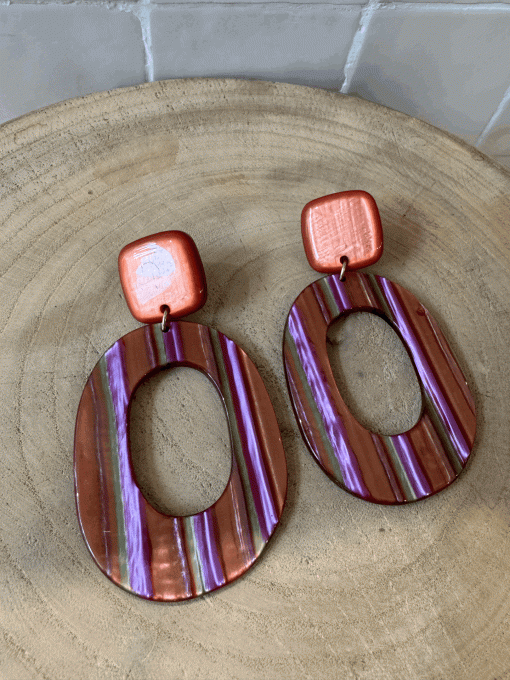 BO CLIP ORANGE - FRANCINE BRAMLI