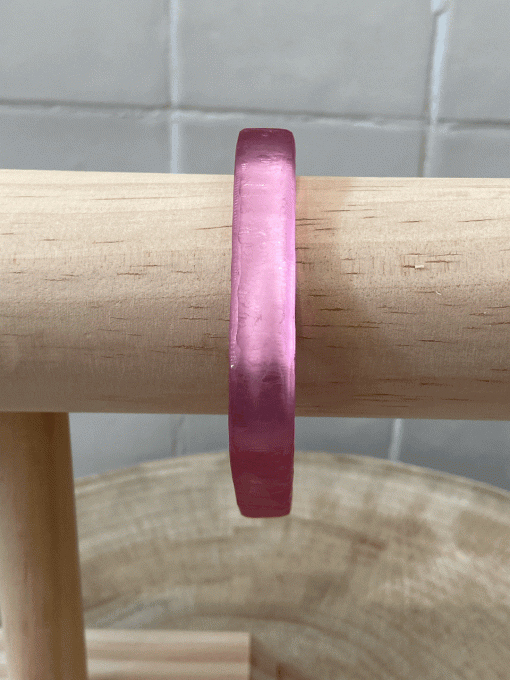 JONC BRAGI GIVRÉ CARRÉ ROSE FUSHIA - FRANCINE BRAMLI