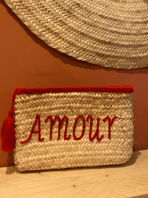 POCHETTE "AMOUR" ROUGE