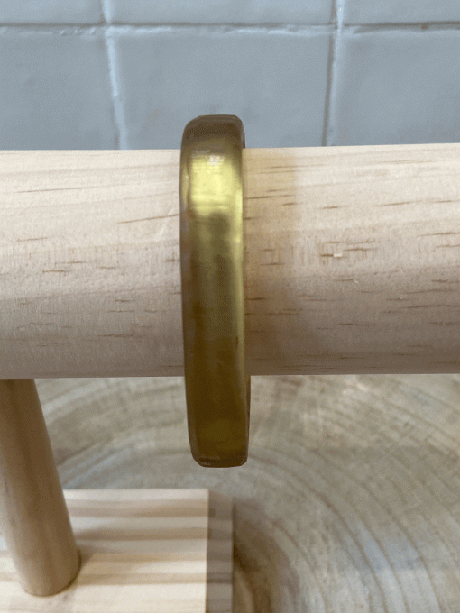 JONC BRAGI GIVRÉ CARRÉ AMBRE GOLD - FRANCINE BRAMLI