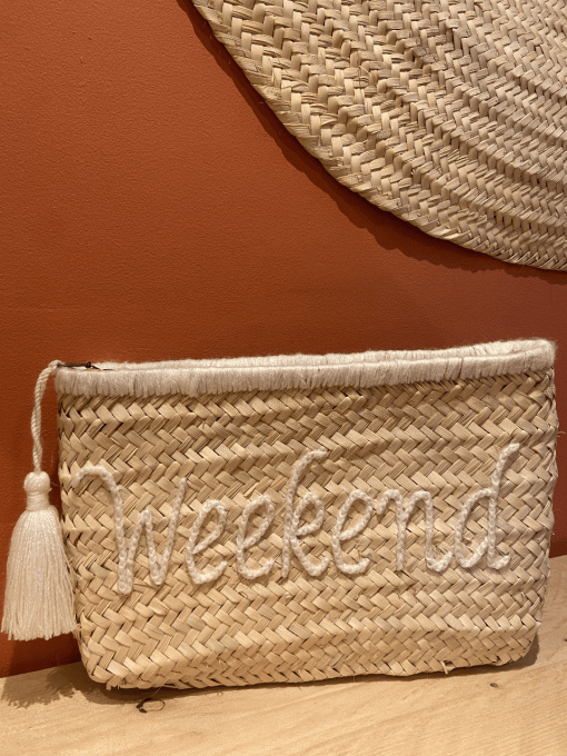 POCHETTE "WEEKEND" BLANC 