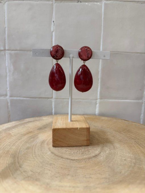 BO CLIP BORDEAUX - FRANCINE BRAMLI