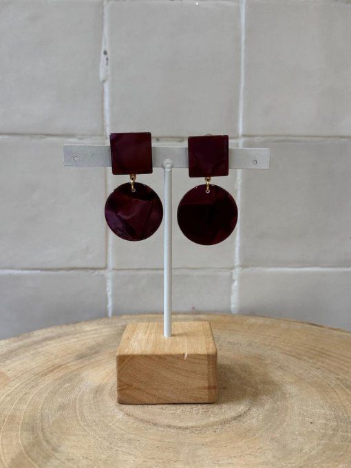 BO CLIP BORDEAUX - FRANCINE BRAMLI