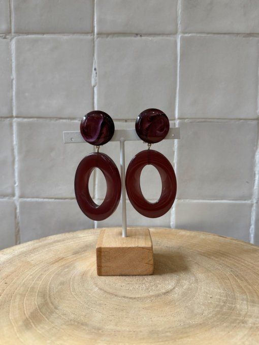 BO CLIP BORDEAUX - FRANCINE BRAMLI