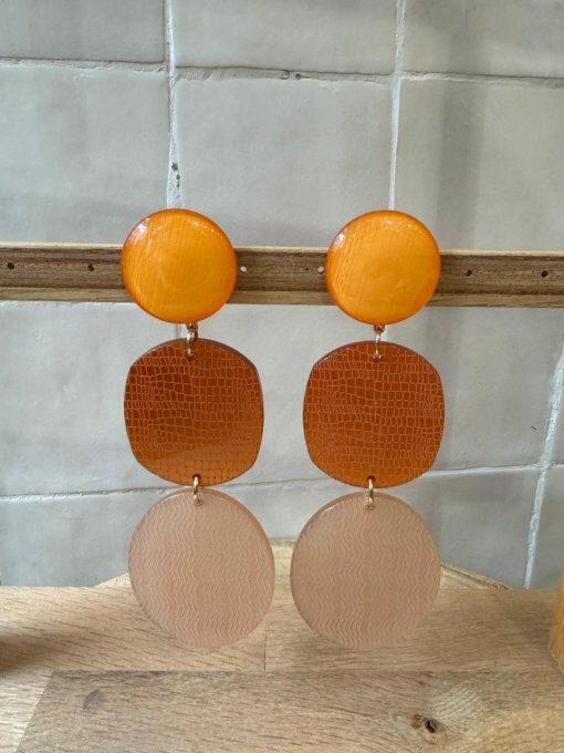 BO CLIP ORANGE - FRANCINE BRAMLI