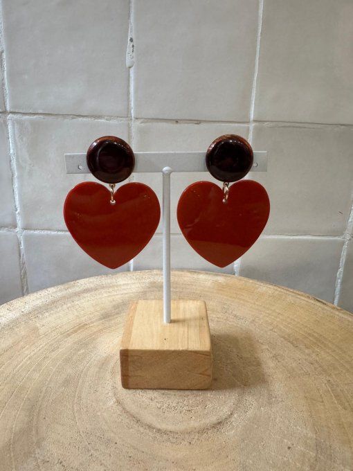 BO CLIP MARRON - FRANCINE BRAMLI