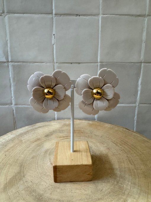 BO CLIP BEIGE - FRANCINE BRAMLI