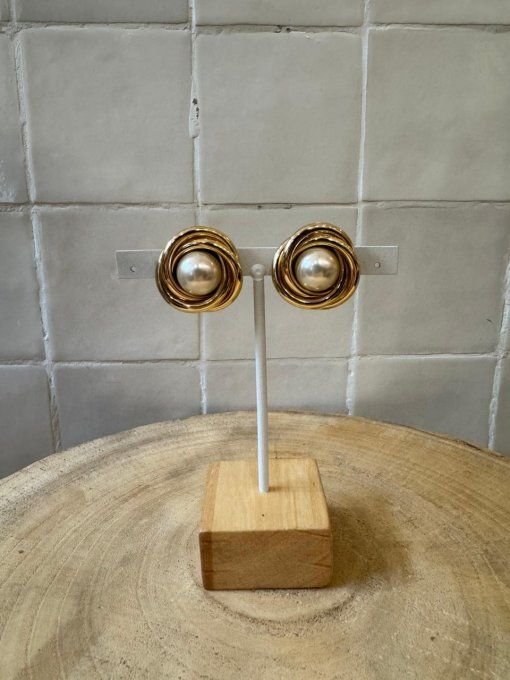 BO CLIP DORÉES / BLANCHES - FRANCINE BRAMLI