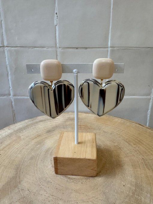 BO CLIP NOIR / BLANCHE - FRANCINE BRAMLI