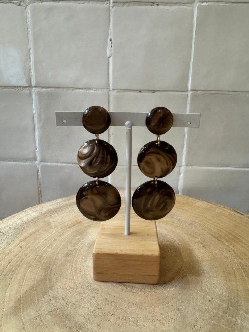 BO PERCÉES MARRONS - FRANCINE BRAMLI