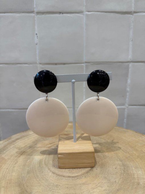 BO CLIP BLANCHES / NOIRES - FRANCINE BRAMLI