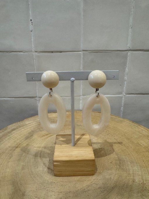 BO CLIP BLANCHES - FRANCINE BRAMLI