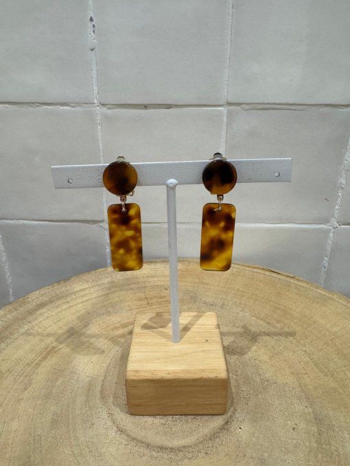 BO CLIP MARRONS - FRANCINE BRAMLI