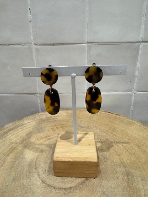 BO CLIP MARRONS / NOIRES - FRANCINE BRAMLI