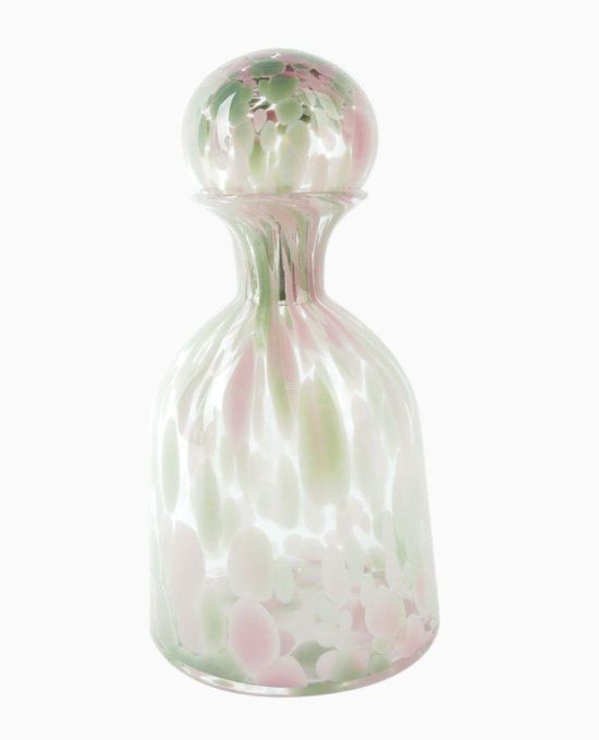 Vase Bouteille léopard rose