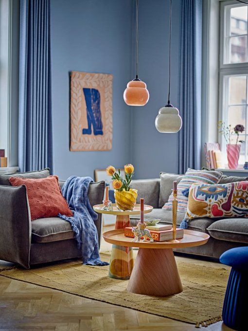 Callo Pot de fleurs jaune en verre