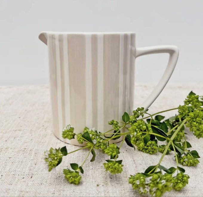 Pichet rayure  pm sable