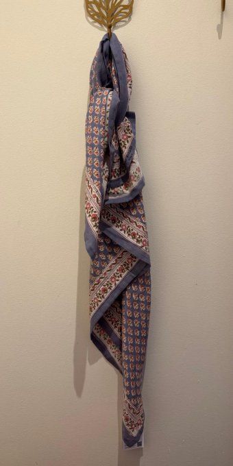 GRAND FOULARD AARTI - AZUL