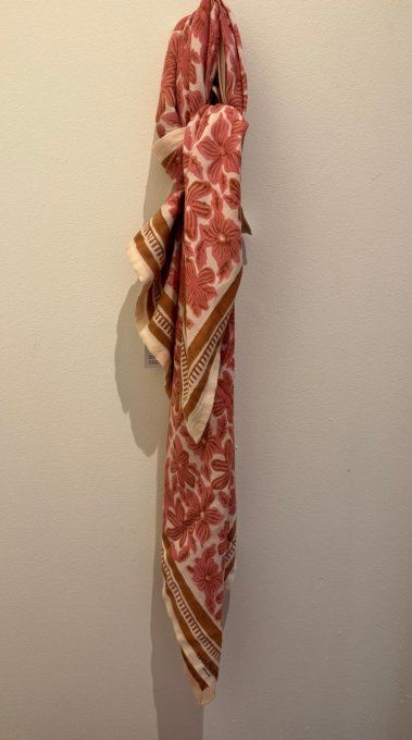 GRAND FOULARD MANOA - ROSA